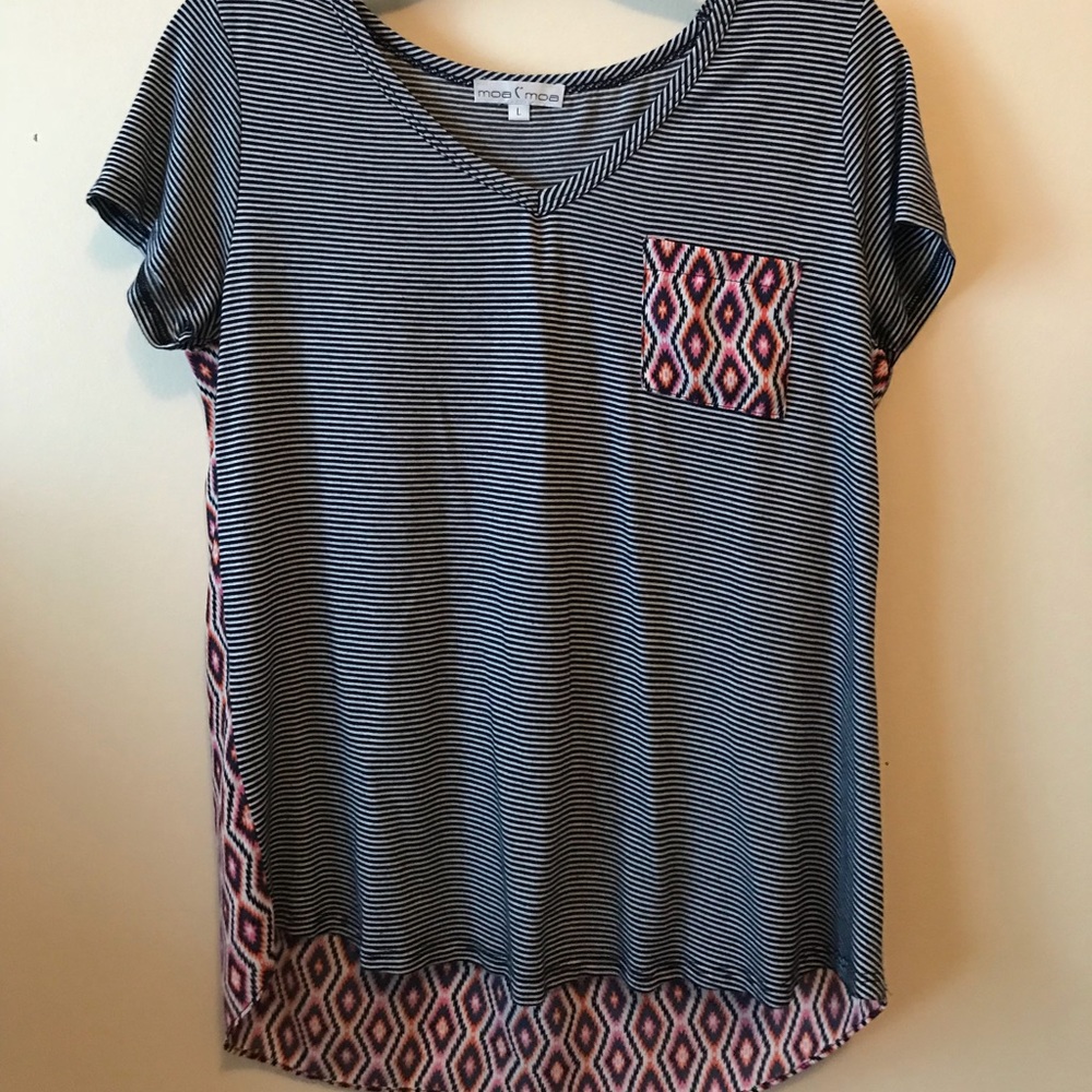 Moa Moa Striped Tee